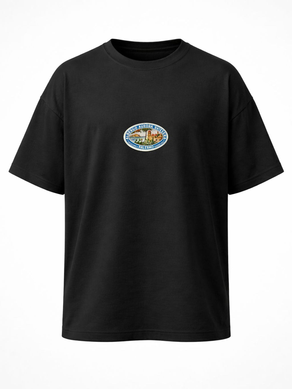 Camiseta Oversized Riche en France Black