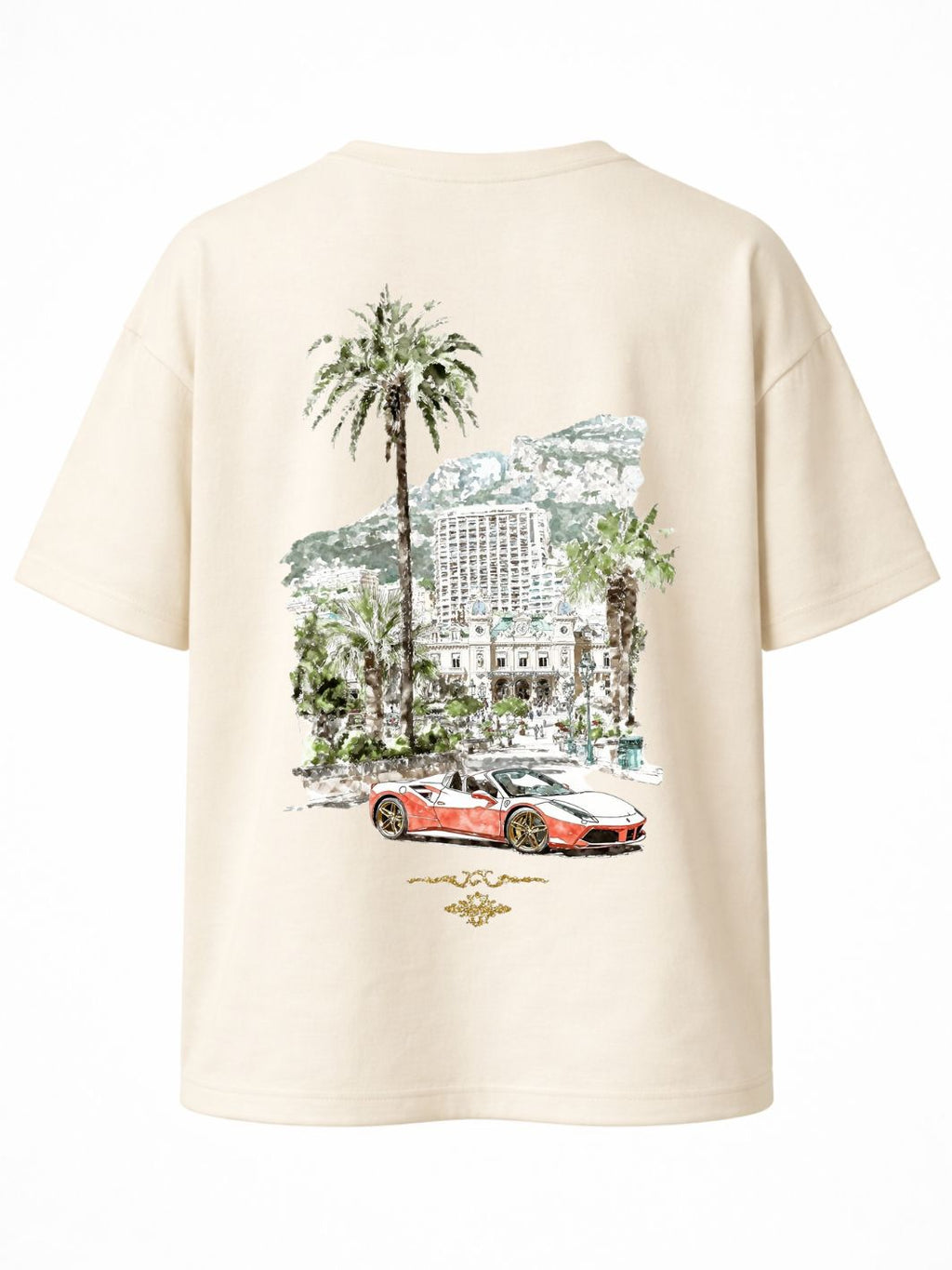 Camiseta Oversized Riche en France White