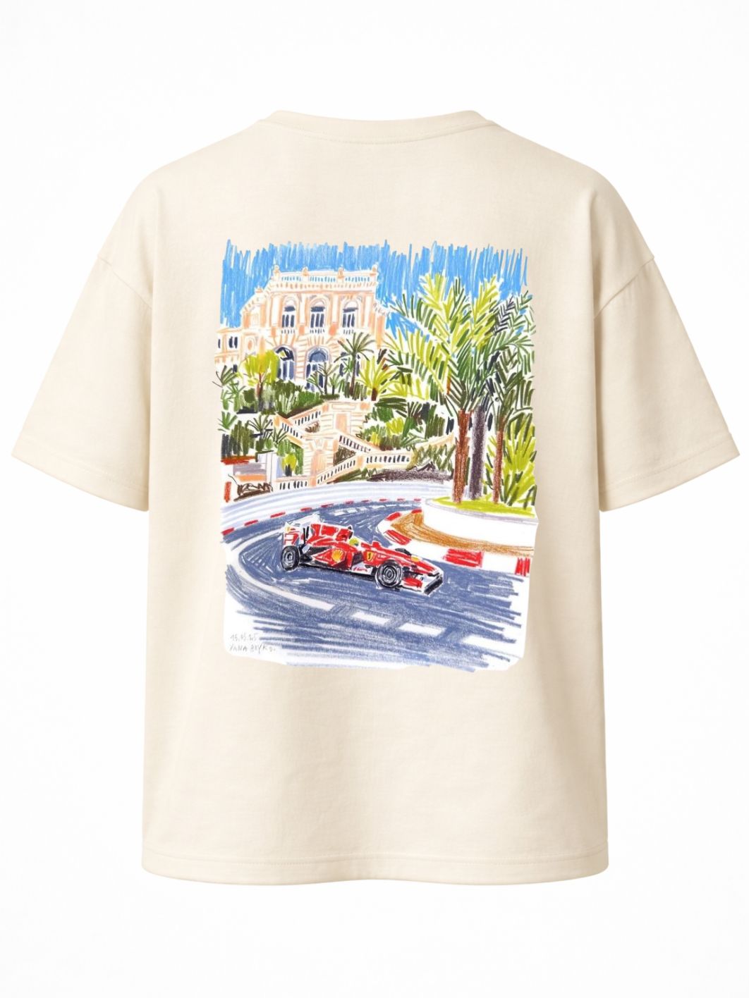 Camiseta Oversized YLF Racing White