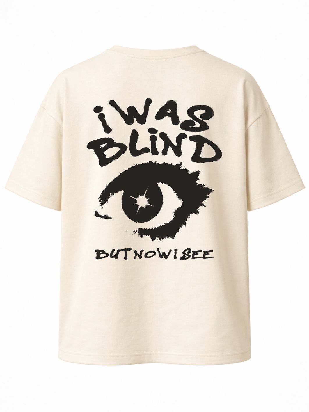 Camiseta Overzised I Was Blind White