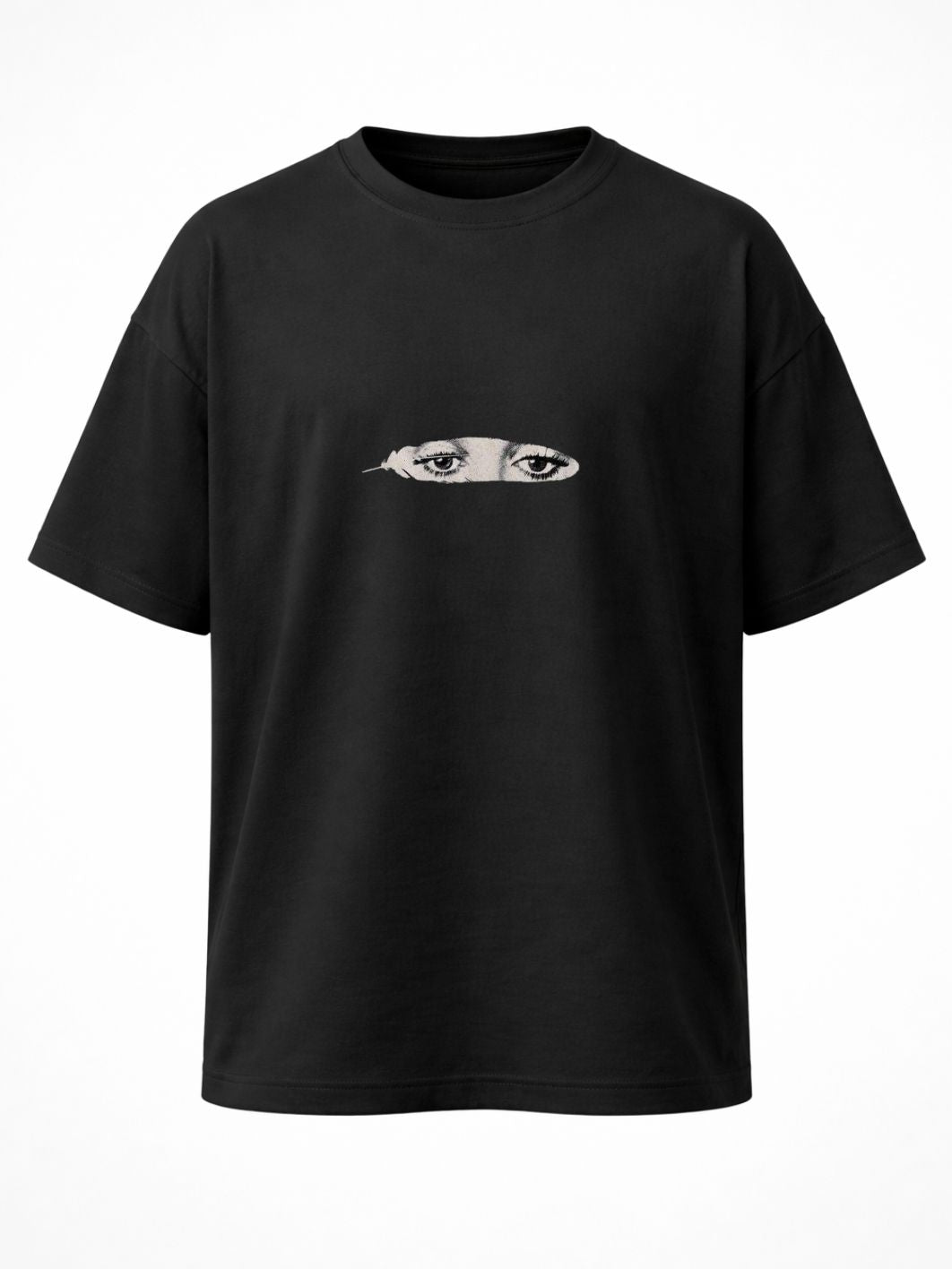 Camiseta Oversized Abducted By Glances Black
