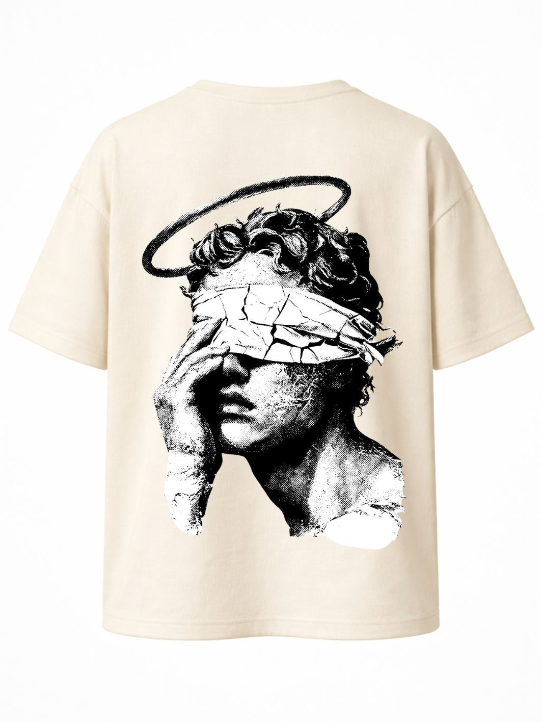 Camiseta Oversized Baby Angel White