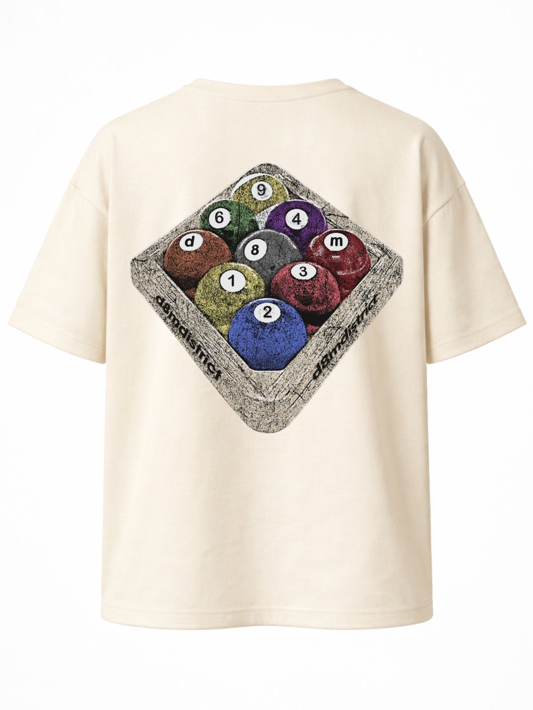 Camiseta Oversized Fire Pool White