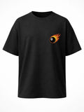 Camiseta Oversized Fire Pool Black