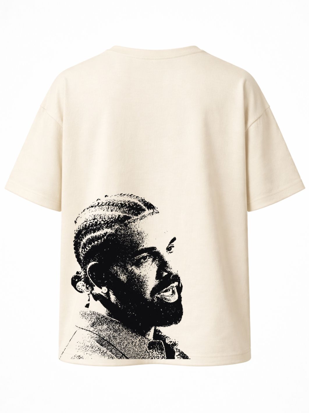 Camiseta Oversized YLF With Drake White