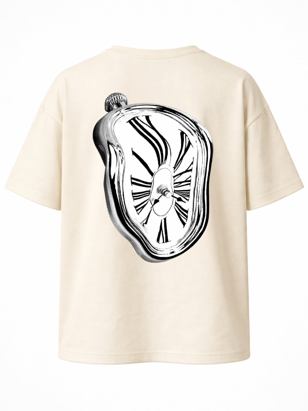 Camiseta Oversized Time Flies White