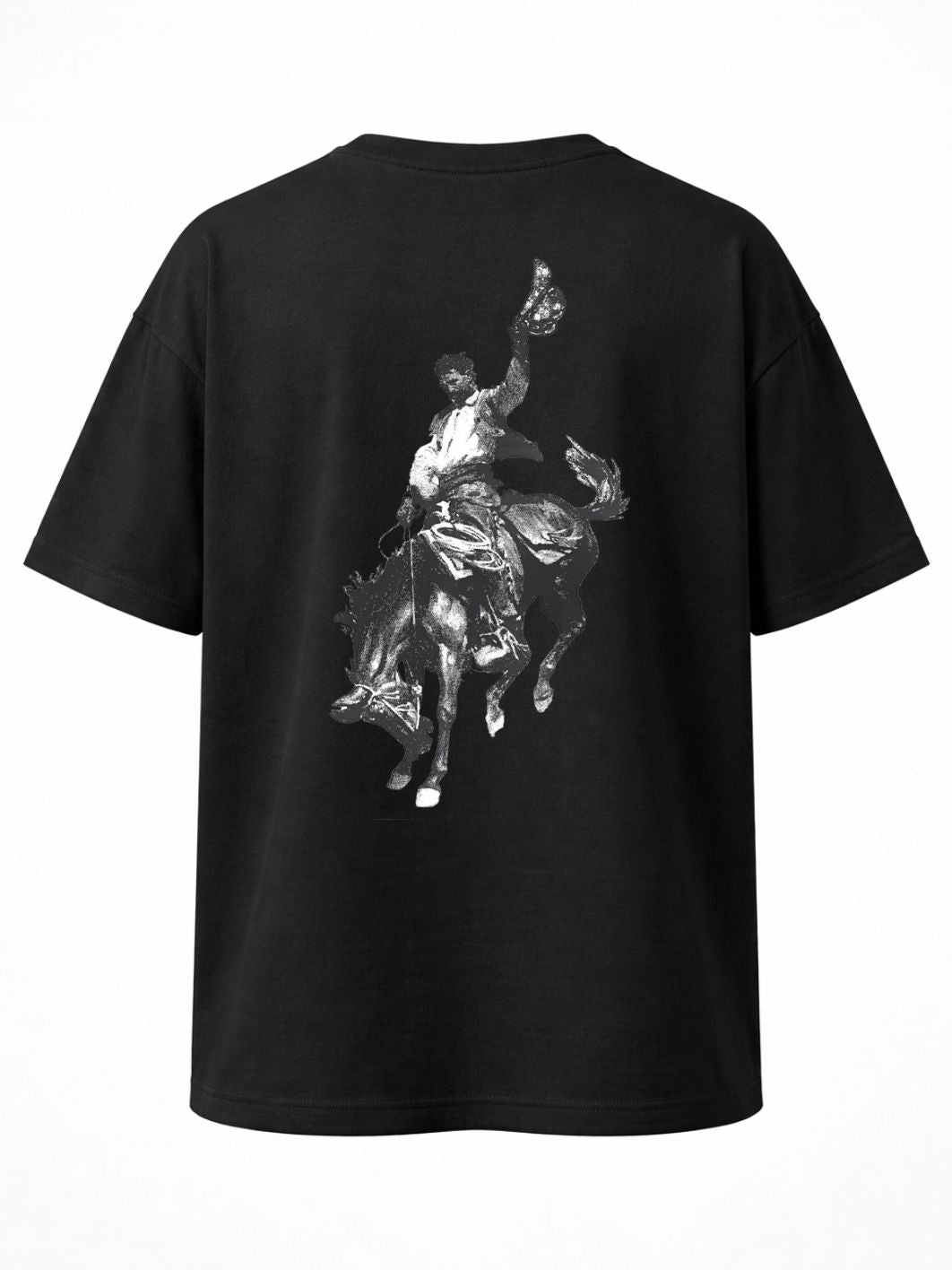 Camiseta Oversized Bad Horse Black